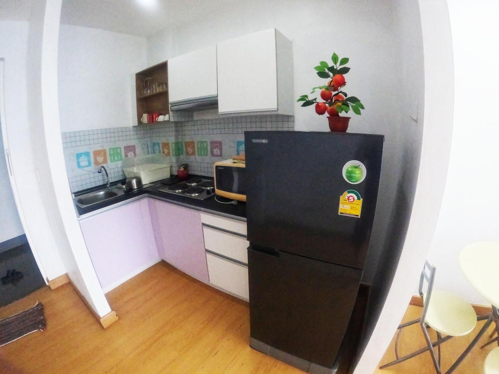 50m² 1 slaapkamer, 1 privé badkamer Appartement in Klong Muang Buitenkant foto
