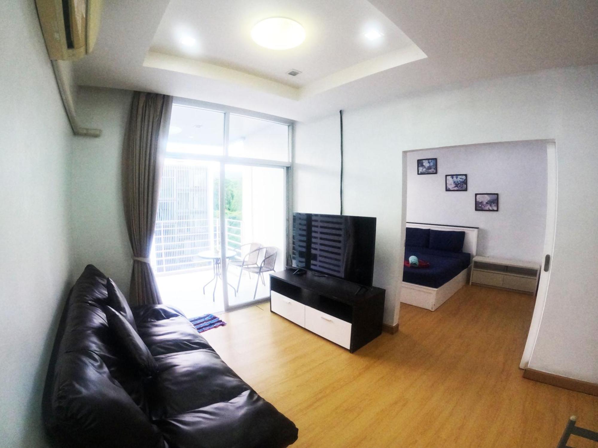 50m² 1 slaapkamer, 1 privé badkamer Appartement in Klong Muang Buitenkant foto